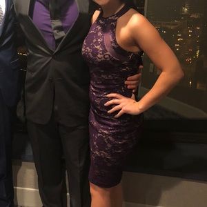 Purple Lace Dress